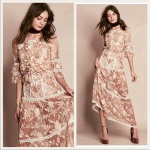 FLL Emelia Crop Top Tiered Skirt Set